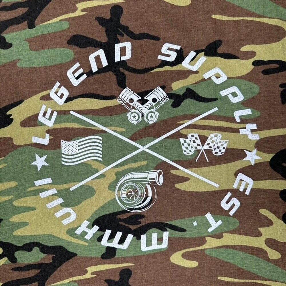 RothCO Shirt Mens XL Green Camo Graphic Tee Hunting Casual Preppy‎ Logo - Picture 12 of 12